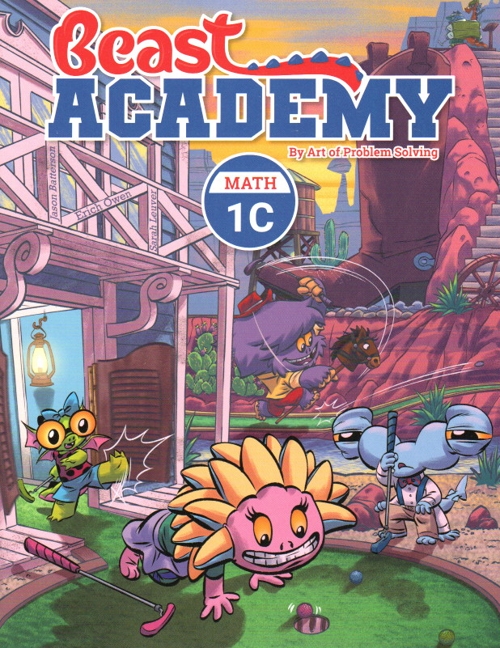 Art of Problem Solving Beast Academy 1C Guide and Practice