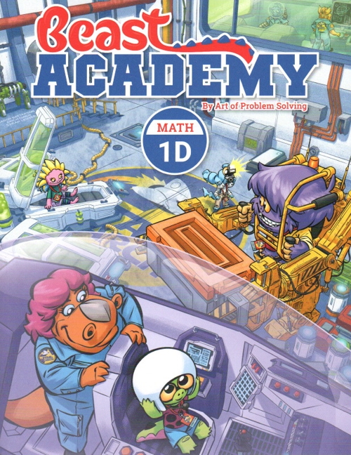 Art of Problem Solving Beast Academy 1D Guide and Practice
