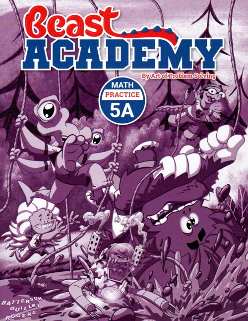 Art of Problem Solving Beast Academy 5A Guide and Practice