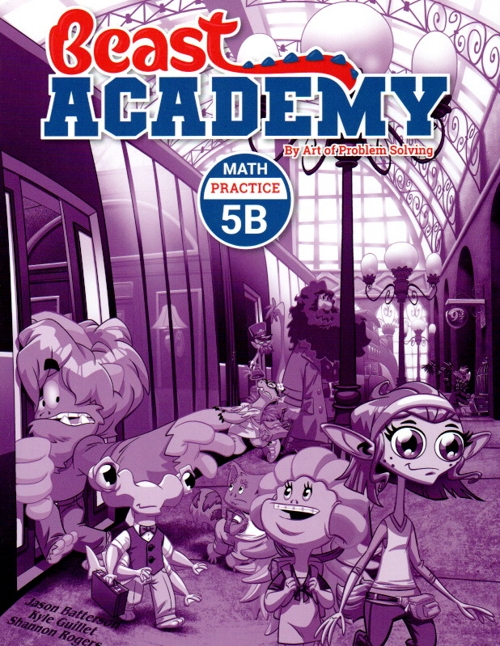 Art of Problem Solving Beast Academy 5B Guide and Practice