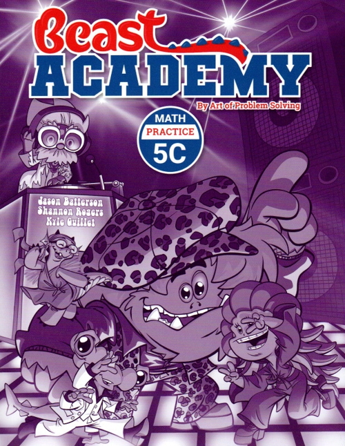 Art of Problem Solving Beast Academy 5C Guide and Practice